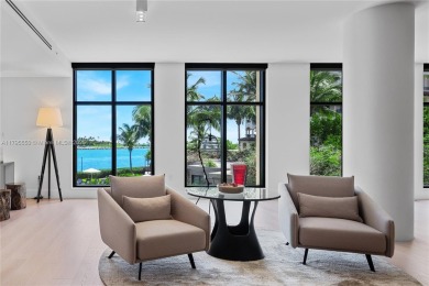 LUXURY IN MINIMALISM DESIGNED IN ELEGANT HUES OF GRAY  TAUPES IN on Fisher Island Club in Florida - for sale on GolfHomes.com, golf home, golf lot