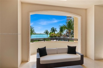 LUXURY IN MINIMALISM DESIGNED IN ELEGANT HUES OF GRAY  TAUPES IN on Fisher Island Club in Florida - for sale on GolfHomes.com, golf home, golf lot