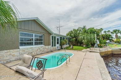 Direct Gulf Access Pool Home - Hudson Beach, FL Your waterfront on Heritage Pines Country Club in Florida - for sale on GolfHomes.com, golf home, golf lot