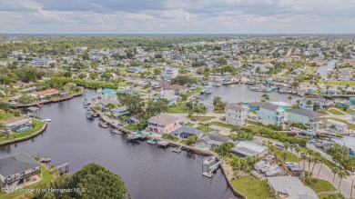 Direct Gulf Access Pool Home - Hudson Beach, FL Your waterfront on Heritage Pines Country Club in Florida - for sale on GolfHomes.com, golf home, golf lot