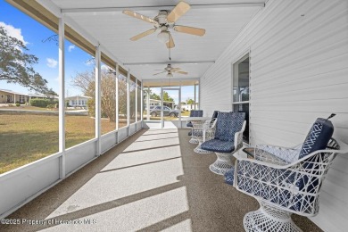 Welcome home to this very unique two bedroom, two bathroom home on Brookridge Country Club in Florida - for sale on GolfHomes.com, golf home, golf lot