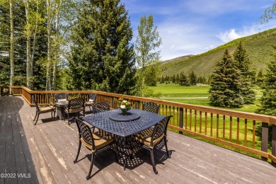 Built in 1967, this legacy mountain chateau served as a favorite on Vail Golf Club in Colorado - for sale on GolfHomes.com, golf home, golf lot