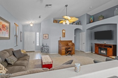 Reintroduced to market: This charming 3 bedroom, 2 bathroom home on Arizona Traditions Golf Club in Arizona - for sale on GolfHomes.com, golf home, golf lot