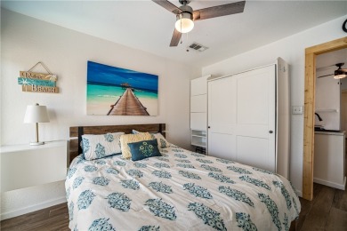Enjoy island living in this beautifully updated 2 bedroom, 1 on Palmilla Beach Golf Club in Texas - for sale on GolfHomes.com, golf home, golf lot