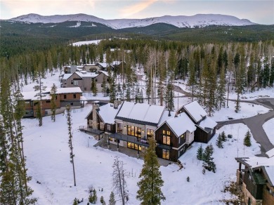 A true mountain getaway, this stunning, newly constructed on Breckenridge Golf Club in Colorado - for sale on GolfHomes.com, golf home, golf lot