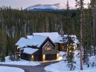 A true mountain getaway, this stunning, newly constructed on Breckenridge Golf Club in Colorado - for sale on GolfHomes.com, golf home, golf lot