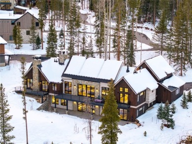 A true mountain getaway, this stunning, newly constructed on Breckenridge Golf Club in Colorado - for sale on GolfHomes.com, golf home, golf lot