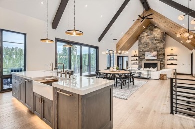 A true mountain getaway, this stunning, newly constructed on Breckenridge Golf Club in Colorado - for sale on GolfHomes.com, golf home, golf lot