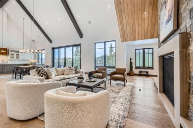 A true mountain getaway, this stunning, newly constructed on Breckenridge Golf Club in Colorado - for sale on GolfHomes.com, golf home, golf lot