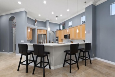 Welcome to this exquisite, move-in ready, custom-built courtyard on The Cape Club of Palm City in Florida - for sale on GolfHomes.com, golf home, golf lot