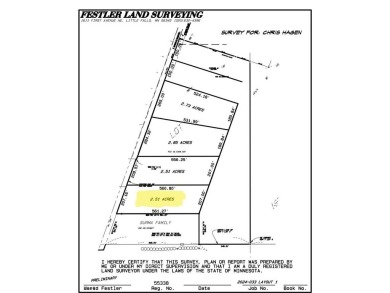 Nestled just south of Little Falls, this stunning 2.51-acre lot on Little Falls Golf Course in Minnesota - for sale on GolfHomes.com, golf home, golf lot