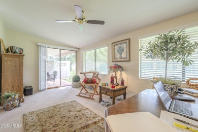 Tucked away in a peaceful corner of the community, this on Sun City South Golf Course in Arizona - for sale on GolfHomes.com, golf home, golf lot