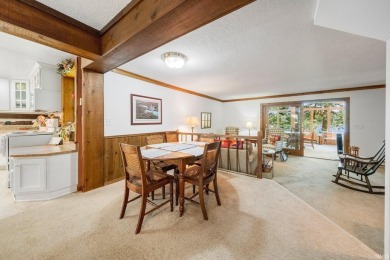 Beautiful lakefront log home located at Crooked Lake. This 4 on Crooked Lake Golf Course Whitley County in Indiana - for sale on GolfHomes.com, golf home, golf lot
