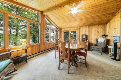 Beautiful lakefront log home located at Crooked Lake. This 4 on Crooked Lake Golf Course Whitley County in Indiana - for sale on GolfHomes.com, golf home, golf lot