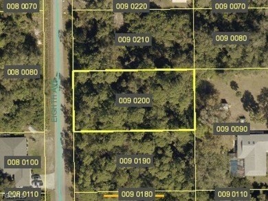 Build your dream home on this spacious 1/2-acre lot in the on Lehigh Resort Club in Florida - for sale on GolfHomes.com, golf home, golf lot