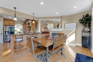 Welcome to your dream home on the greens! Nestled directly on Eagle Glen Golf Club in Indiana - for sale on GolfHomes.com, golf home, golf lot