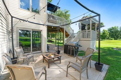 Welcome to your dream home on the greens! Nestled directly on Eagle Glen Golf Club in Indiana - for sale on GolfHomes.com, golf home, golf lot