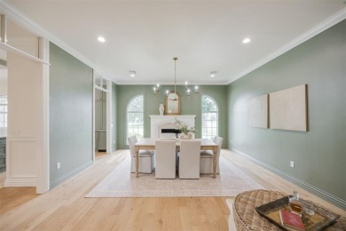 Welcome to this stunning single-story residence where modern on Oak Tree National Golf and Country Club in Oklahoma - for sale on GolfHomes.com, golf home, golf lot