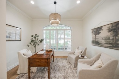 Welcome to this stunning single-story residence where modern on Oak Tree National Golf and Country Club in Oklahoma - for sale on GolfHomes.com, golf home, golf lot