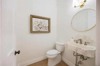 Welcome to this stunning single-story residence where modern on Oak Tree National Golf and Country Club in Oklahoma - for sale on GolfHomes.com, golf home, golf lot