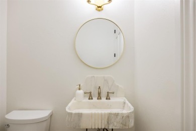 Welcome to this stunning single-story residence where modern on Oak Tree National Golf and Country Club in Oklahoma - for sale on GolfHomes.com, golf home, golf lot