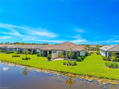 This IMMACULATE KENDRICK VILLA offers peaceful WATER VIEWS from on Panther Run Golf Club in Florida - for sale on GolfHomes.com, golf home, golf lot