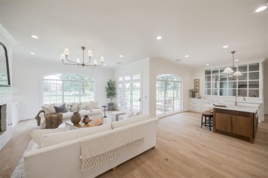 Welcome to this stunning single-story residence where modern on Oak Tree National Golf and Country Club in Oklahoma - for sale on GolfHomes.com, golf home, golf lot