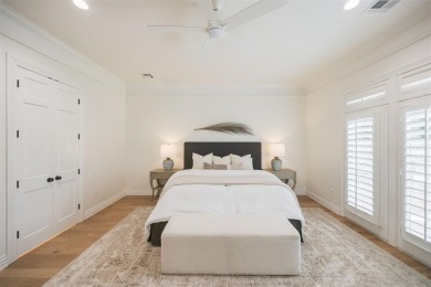 Welcome to this stunning single-story residence where modern on Oak Tree National Golf and Country Club in Oklahoma - for sale on GolfHomes.com, golf home, golf lot