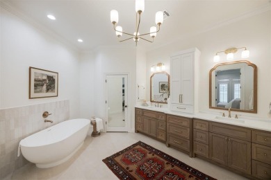 Welcome to this stunning single-story residence where modern on Oak Tree National Golf and Country Club in Oklahoma - for sale on GolfHomes.com, golf home, golf lot
