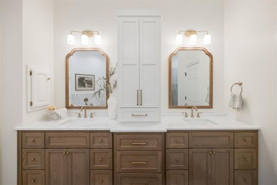 Welcome to this stunning single-story residence where modern on Oak Tree National Golf and Country Club in Oklahoma - for sale on GolfHomes.com, golf home, golf lot