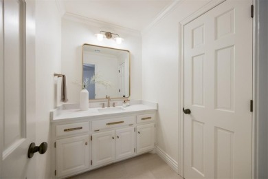 Welcome to this stunning single-story residence where modern on Oak Tree National Golf and Country Club in Oklahoma - for sale on GolfHomes.com, golf home, golf lot