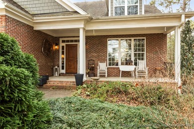 Lovely custom home located in the gated and golf community of on Carolina Trace Country Club in North Carolina - for sale on GolfHomes.com, golf home, golf lot