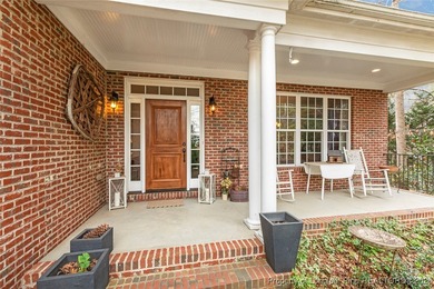 Lovely custom home located in the gated and golf community of on Carolina Trace Country Club in North Carolina - for sale on GolfHomes.com, golf home, golf lot