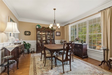 Lovely custom home located in the gated and golf community of on Carolina Trace Country Club in North Carolina - for sale on GolfHomes.com, golf home, golf lot