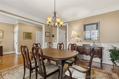 Lovely custom home located in the gated and golf community of on Carolina Trace Country Club in North Carolina - for sale on GolfHomes.com, golf home, golf lot