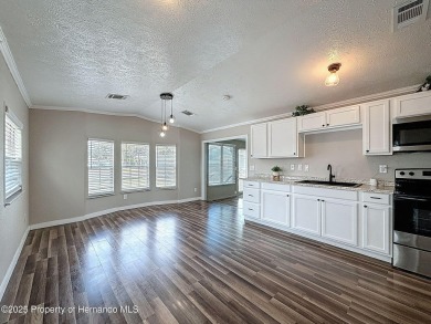 NO LOT RENT, it is a deeded lot, 2 bedrooms 1 Bath. A/C 2018 and on Glen Lakes Country Club in Florida - for sale on GolfHomes.com, golf home, golf lot