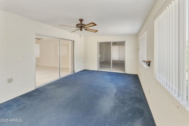 Charming 2BR, 2BA expanded Shawnee model on a large corner lot on Cottonwood Country Club in Arizona - for sale on GolfHomes.com, golf home, golf lot