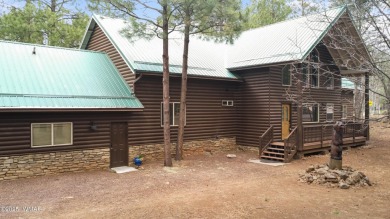 Experience comfort and privacy in this 5-bedroom, 6-bathroom on Pinetop Lakes Country Club in Arizona - for sale on GolfHomes.com, golf home, golf lot