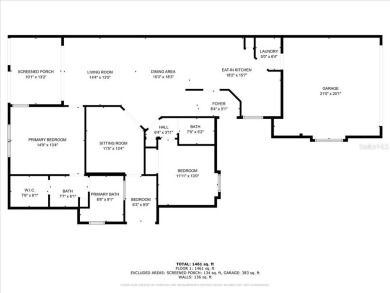 Beautiful 2BR/2BA Villa with Den  Golf Course Views in The on Tara Golf and Country Club in Florida - for sale on GolfHomes.com, golf home, golf lot