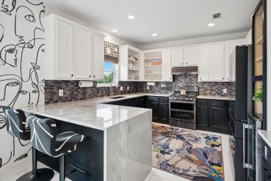 Mid-century modern influences shine throughout this true custom on Hackberry Creek Country Club in Texas - for sale on GolfHomes.com, golf home, golf lot