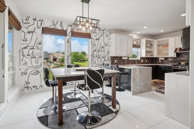 Mid-century modern influences shine throughout this true custom on Hackberry Creek Country Club in Texas - for sale on GolfHomes.com, golf home, golf lot