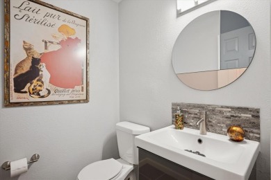 Mid-century modern influences shine throughout this true custom on Hackberry Creek Country Club in Texas - for sale on GolfHomes.com, golf home, golf lot