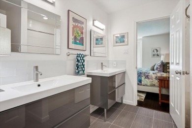 Mid-century modern influences shine throughout this true custom on Hackberry Creek Country Club in Texas - for sale on GolfHomes.com, golf home, golf lot