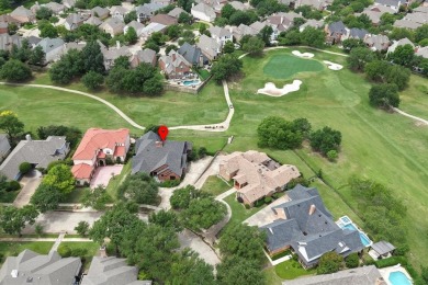 Mid-century modern influences shine throughout this true custom on Hackberry Creek Country Club in Texas - for sale on GolfHomes.com, golf home, golf lot