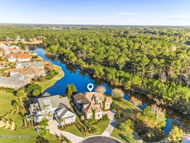 Some homes capture water views. This one lives in them. Custom on Ocean Ridge Plantation in North Carolina - for sale on GolfHomes.com, golf home, golf lot