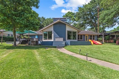 This beautifully remodeled lakehouse, completed in 2021, is a on Cedar Creek Country Club in Texas - for sale on GolfHomes.com, golf home, golf lot