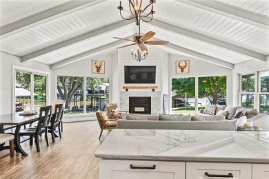 This beautifully remodeled lakehouse, completed in 2021, is a on Cedar Creek Country Club in Texas - for sale on GolfHomes.com, golf home, golf lot