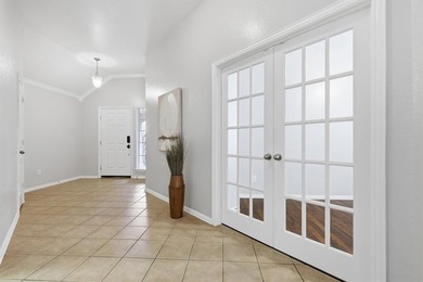 Single-story living, greenbelt views, and the Lantana on Lantana Golf Club in Texas - for sale on GolfHomes.com, golf home, golf lot