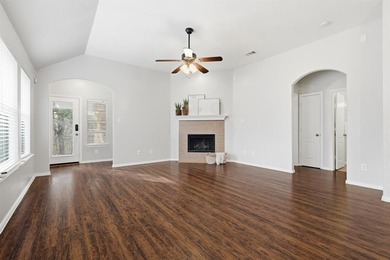 Single-story living, greenbelt views, and the Lantana on Lantana Golf Club in Texas - for sale on GolfHomes.com, golf home, golf lot