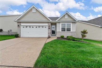 Discover your perfect downsized retreat in this charming on Golf Club of Wentzville in Missouri - for sale on GolfHomes.com, golf home, golf lot